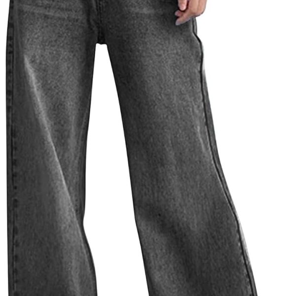 Women Wide Leg Jeans High Waist Baggy Jeans for Women Loose Boyfriends Jeans Denim Pants Y2K 90s